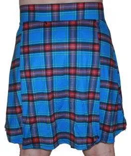 NEW Men's Running Kilt Blue / Plaid