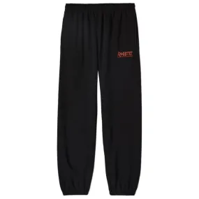 Off-White Graffiti Arrow Crew Design Slim Cuffed Black Sweatpants