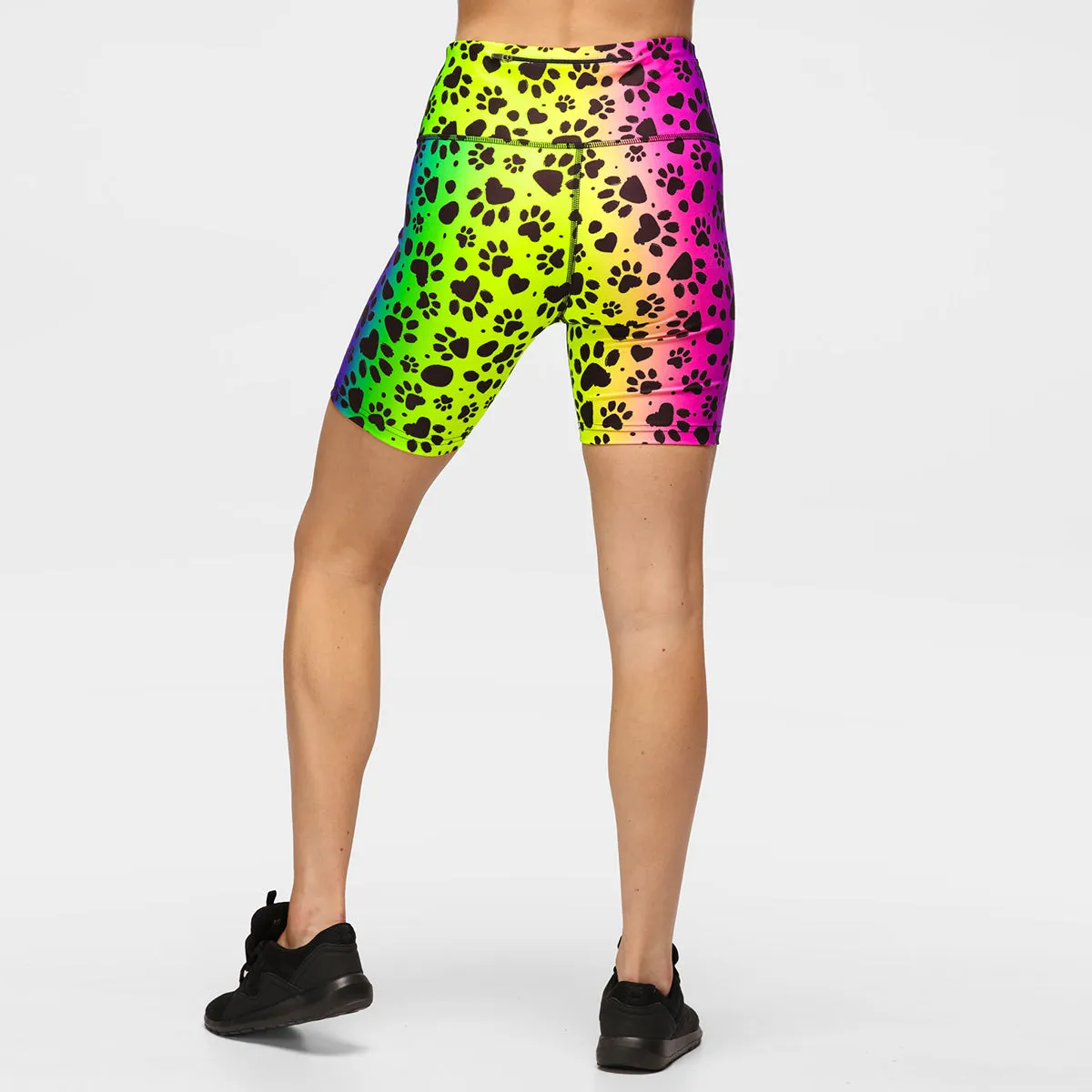 Pawfect Rainbow Running Shorts