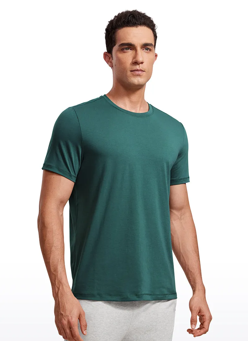 Quick Dry High Crewneck Short Sleeves Shirts