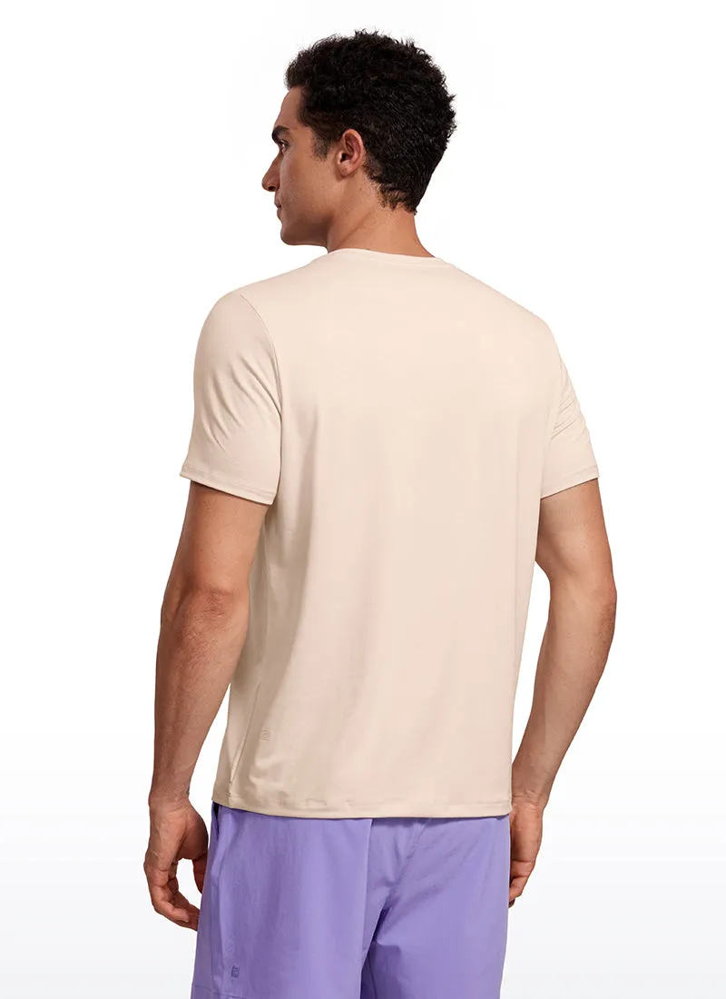 Quick Dry High Crewneck Short Sleeves Shirts