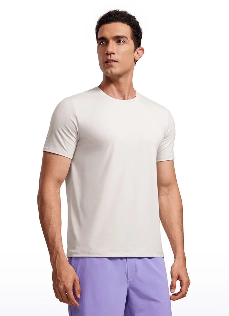 Quick Dry High Crewneck Short Sleeves Shirts