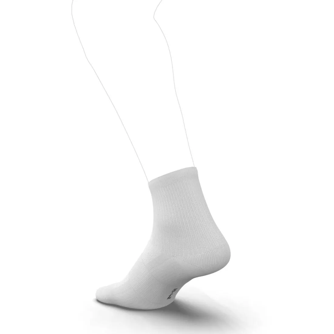 RUNNING COMFORTABLE MID-HEIGHT SOCKS 2-Pack