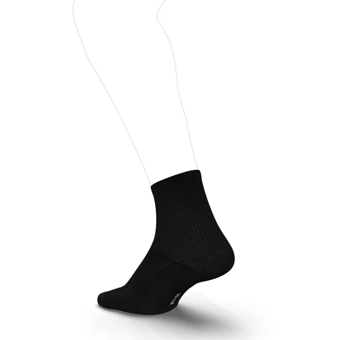 RUNNING COMFORTABLE MID-HEIGHT SOCKS 2-Pack