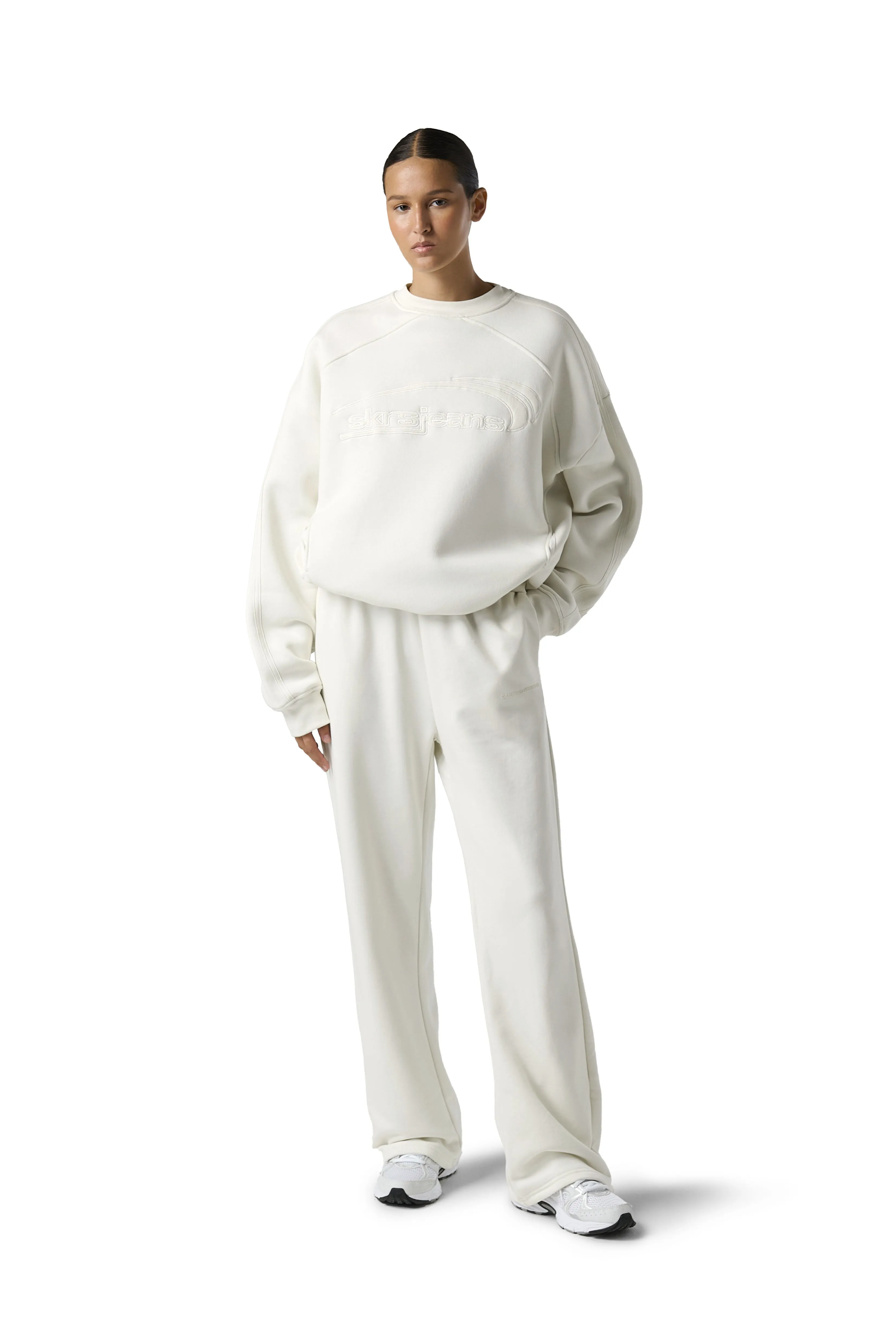 Series Wide Leg Sweatpants in Balm