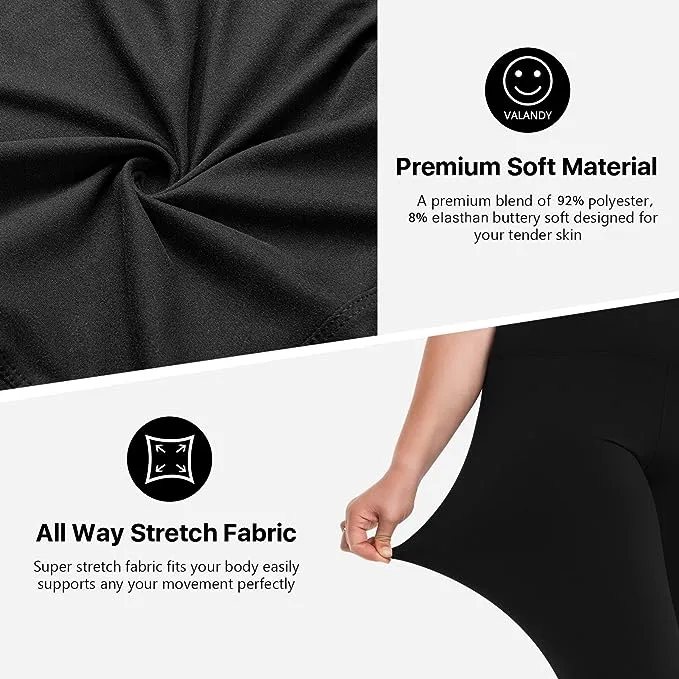 SINOPHANT Women's High Waist Leggings, Large Sizes, Sports Leggings for Gym Outdoor