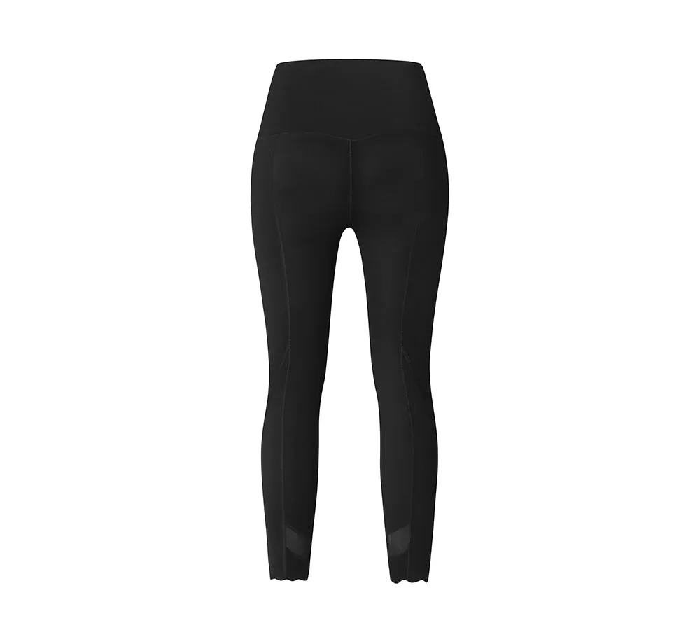 TARRAMARRA® High-Rise Scalloped Hem 7/8 Crop Flow Active Legging