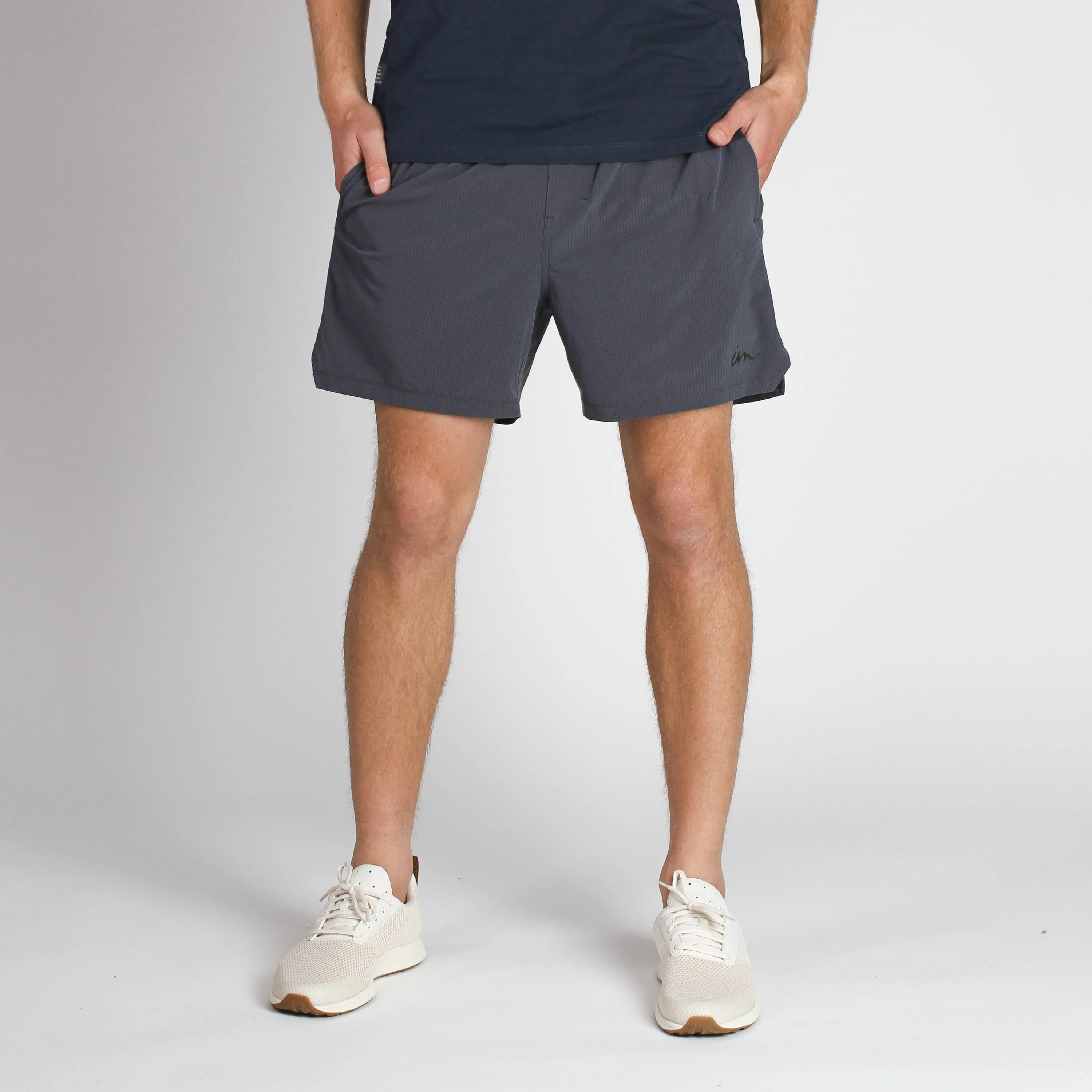 Thesis Training Short Denim Blue