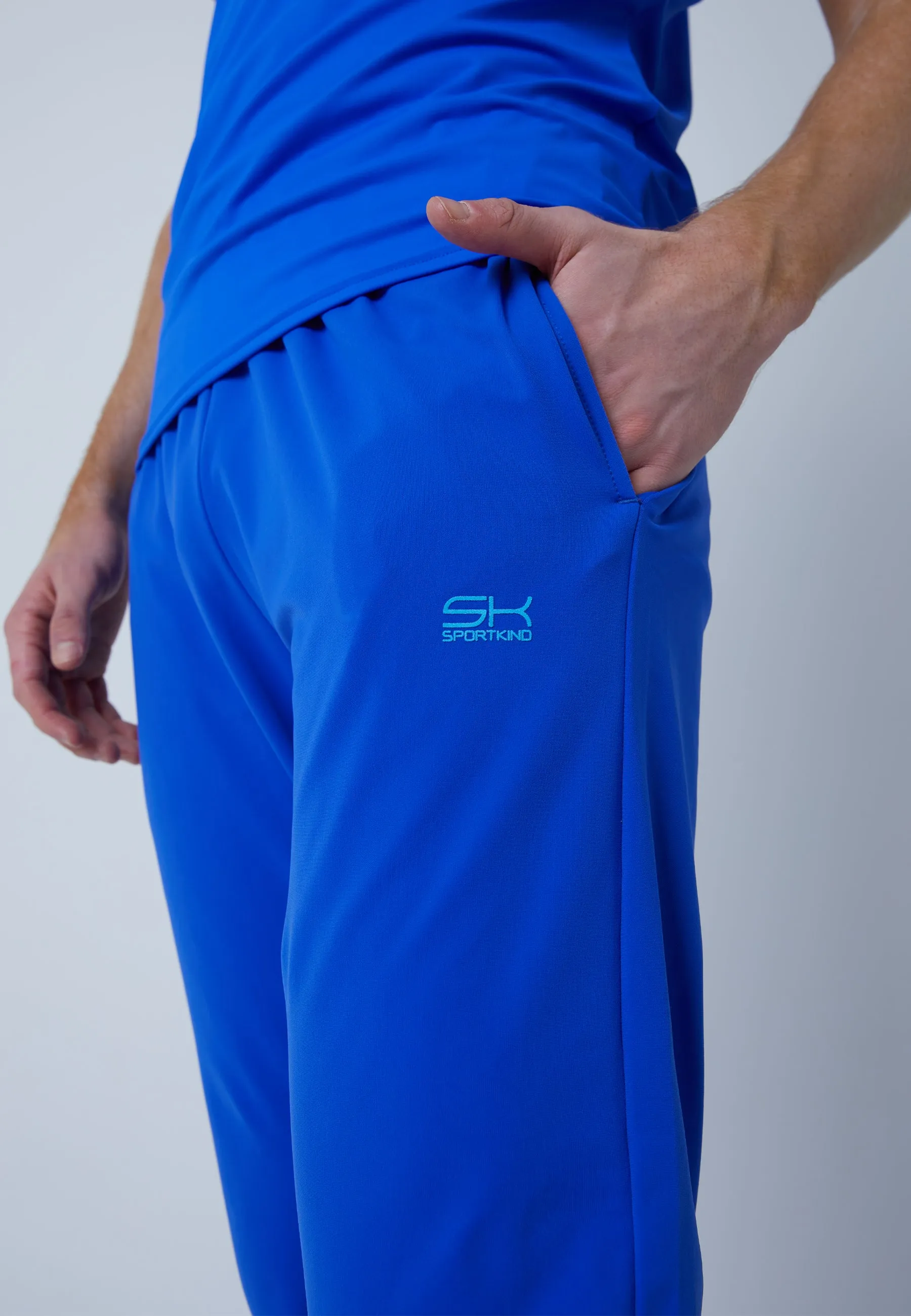 Tracksuit bottoms narrow, cobalt blue