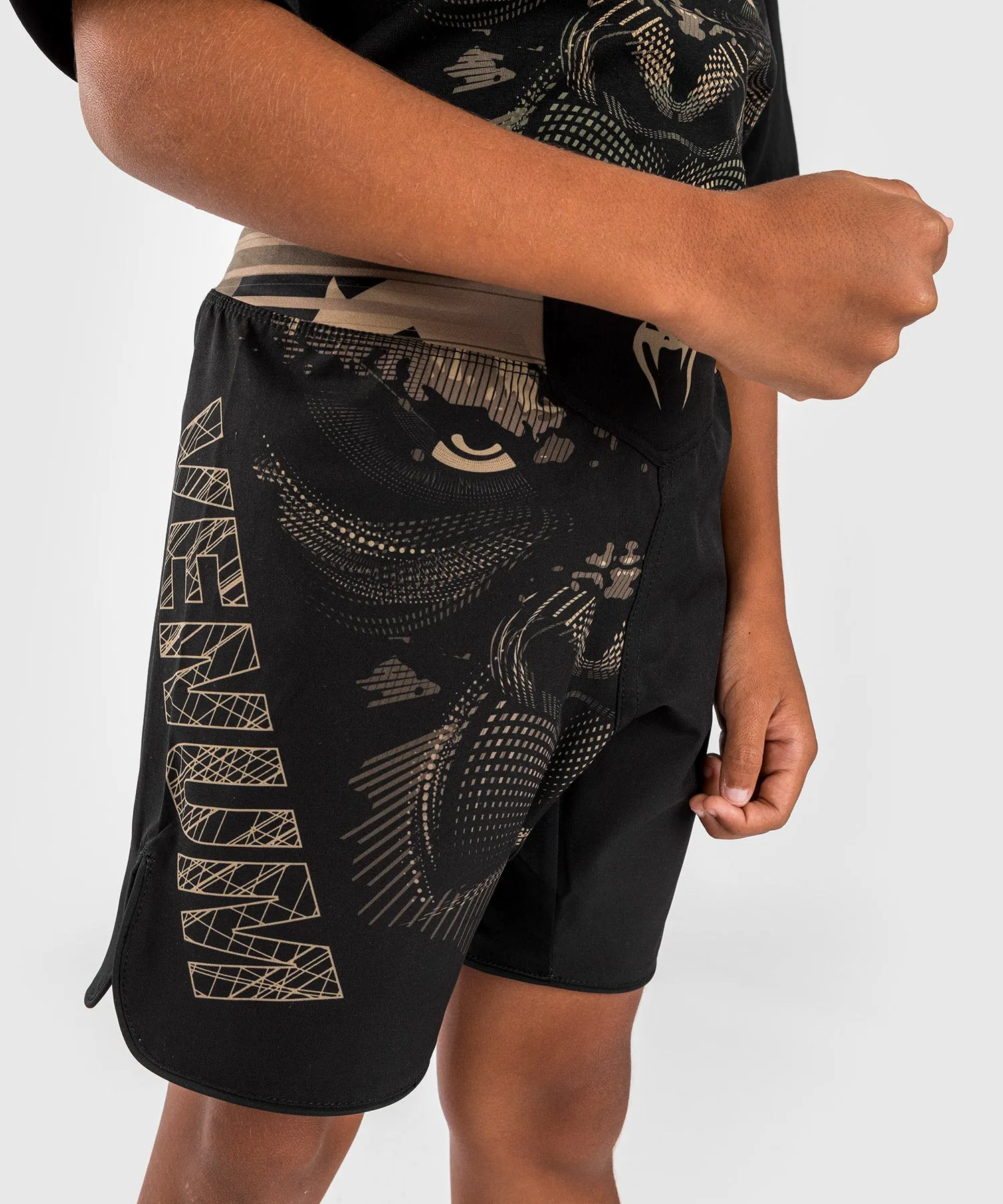 Venum Gorilla Jungle Fightshort for Kids - Black/Sand