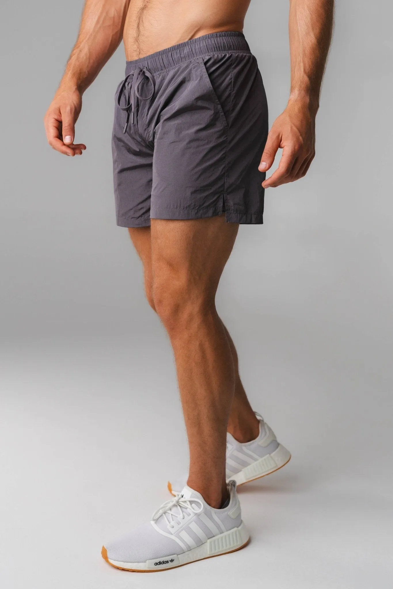 Vitality React Run Short - Concrete