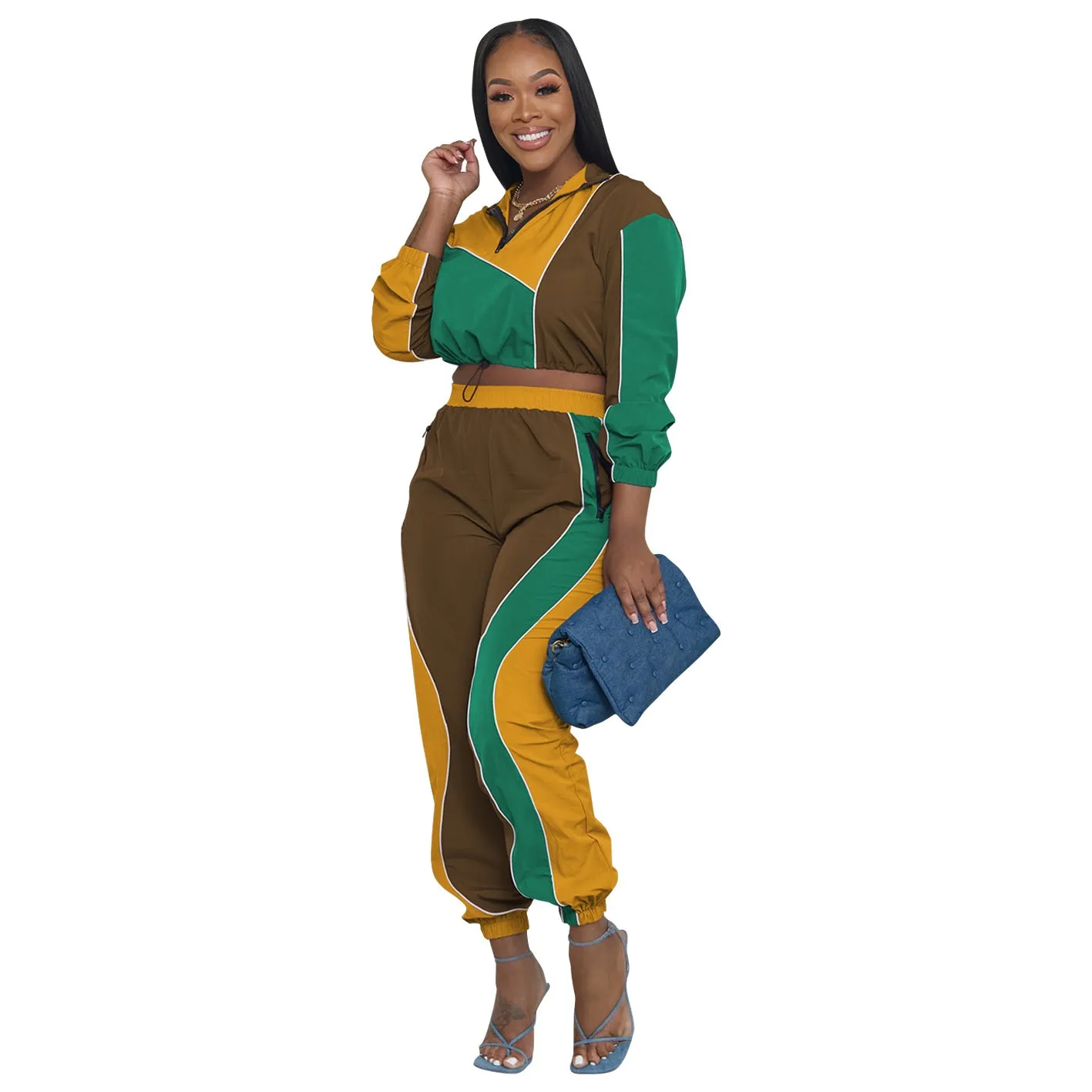 Windbreaker Two-piece Set Running Suit (3 Colors)