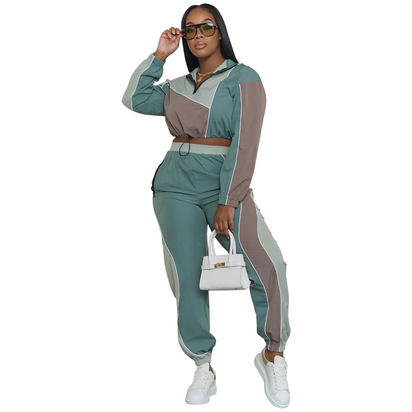 Windbreaker Two-piece Set Running Suit (3 Colors)