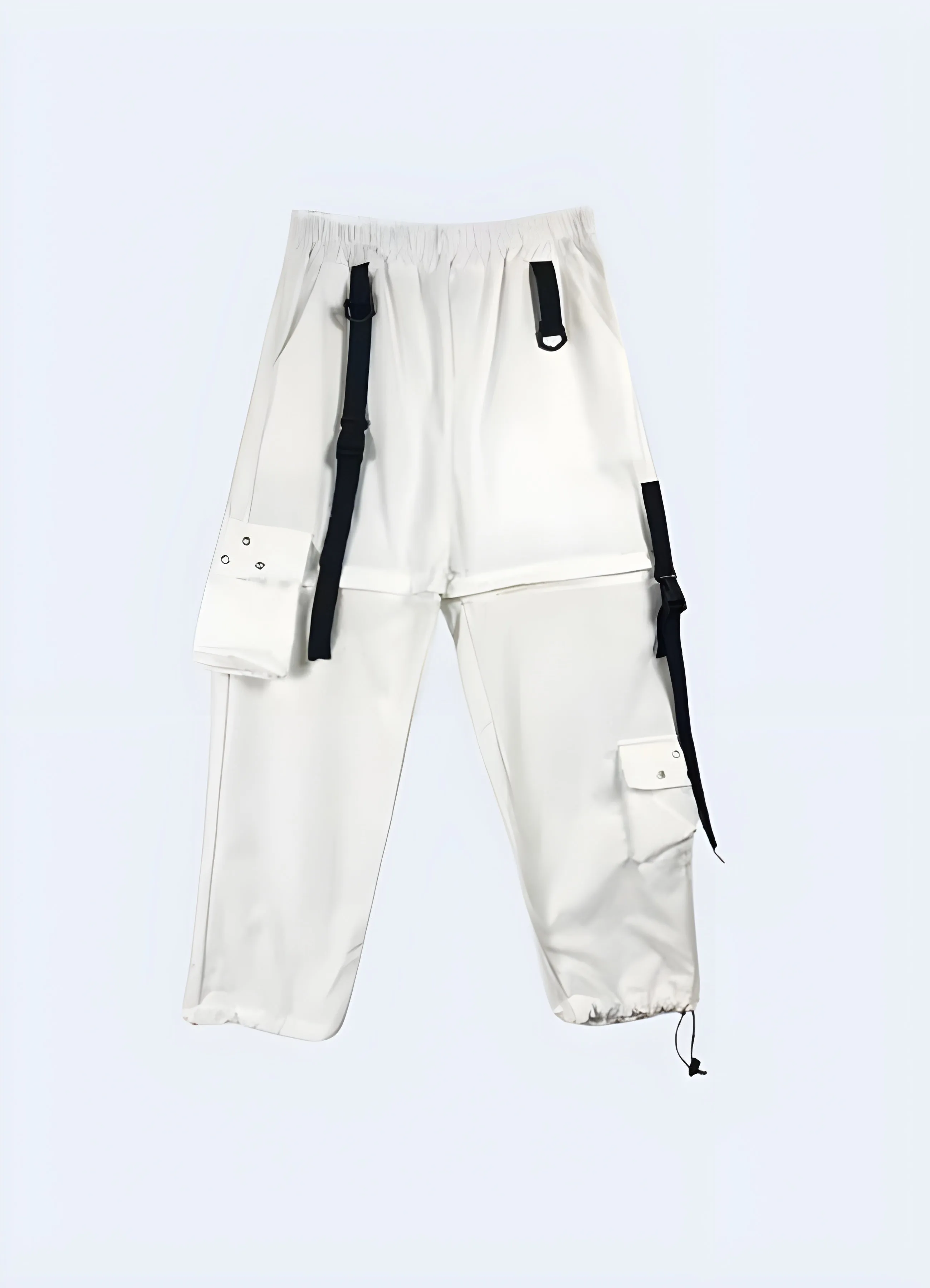 Womens White Cargo Pants