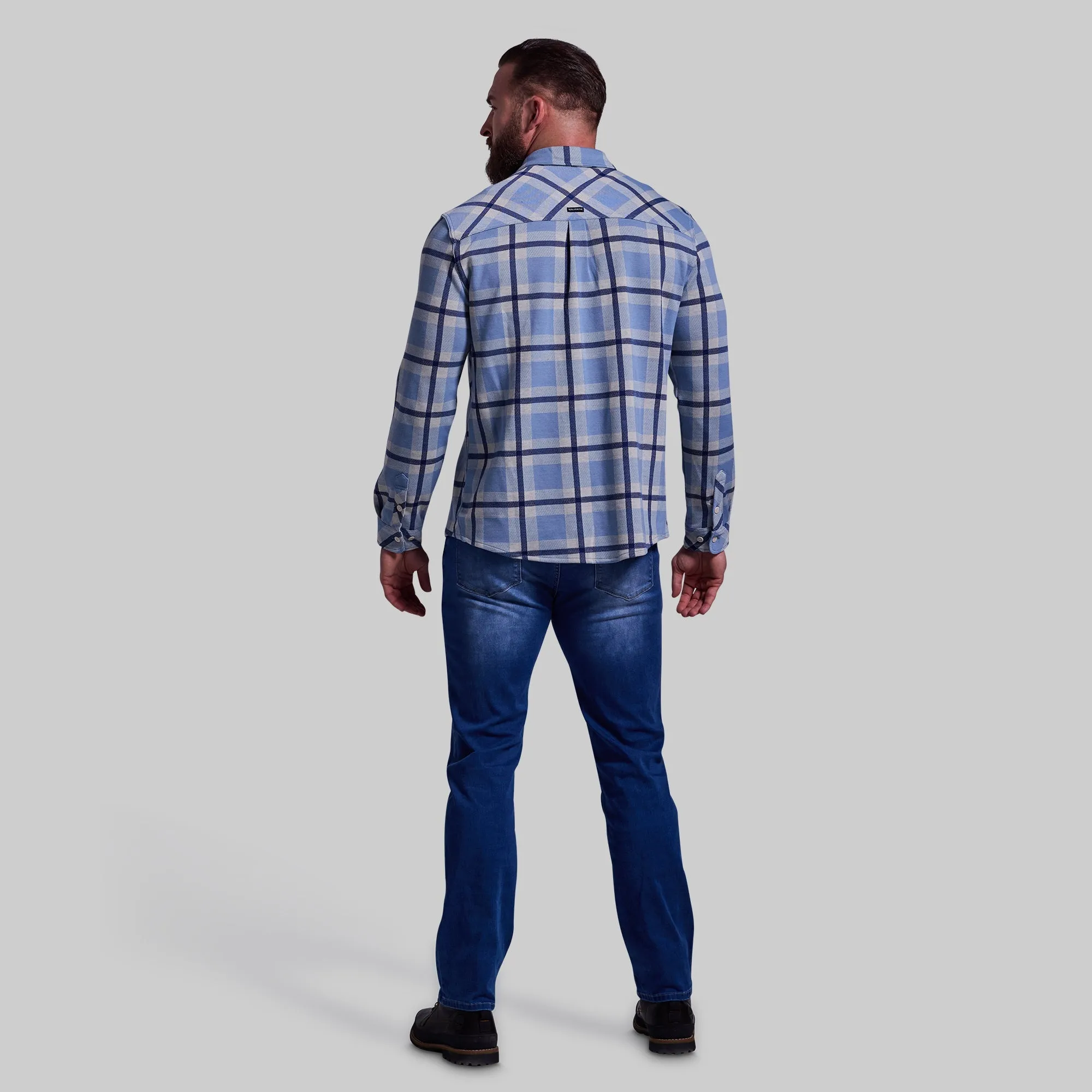 Woodsman Stretchy Flannel (Lake)